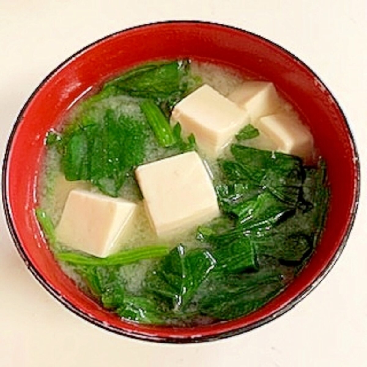 ほうれん草と豆腐の味噌汁 レシピ 作り方 By V るん 0394 楽天レシピ ほうれん草と豆腐の味噌汁 レシピ 作り方 By V るん 0394 楽天レシピ